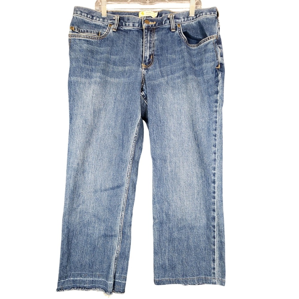 Carhartt Womens Original Fit‎ Straight Leg Blue Jeans Size 18 Regular